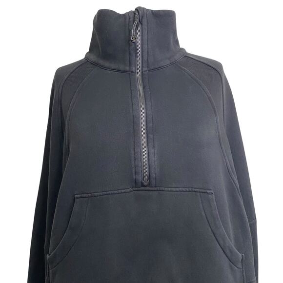 Lululemon Oversized Scuba Funnel Neck Half Zip Cropped Hoodie - Picture 5 of 16